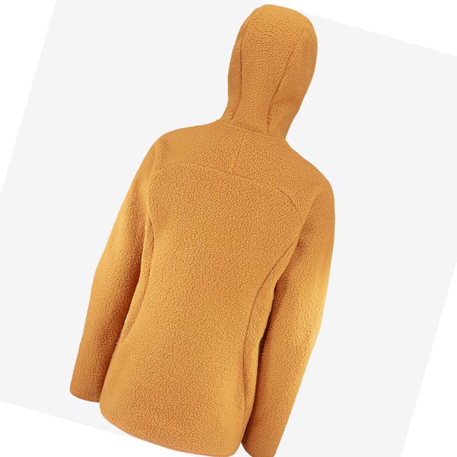 Sudadera Con Capucha Salomon OUTLINE WARM TEDDY Mujer Naranjas | MX 2501RVD